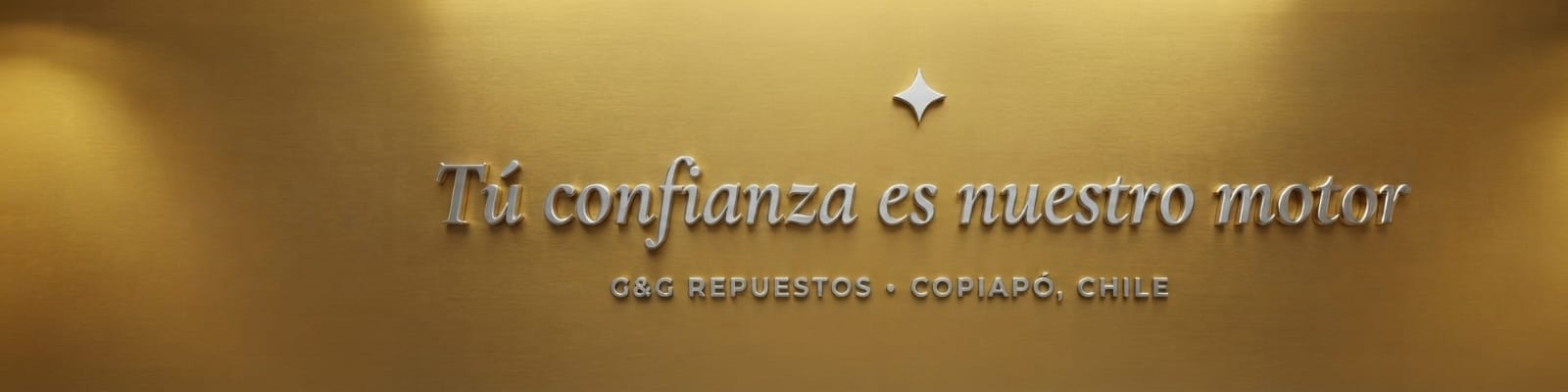 Tú confianza es nuestro motor — G&G Repuestos · Copiapó, Chile